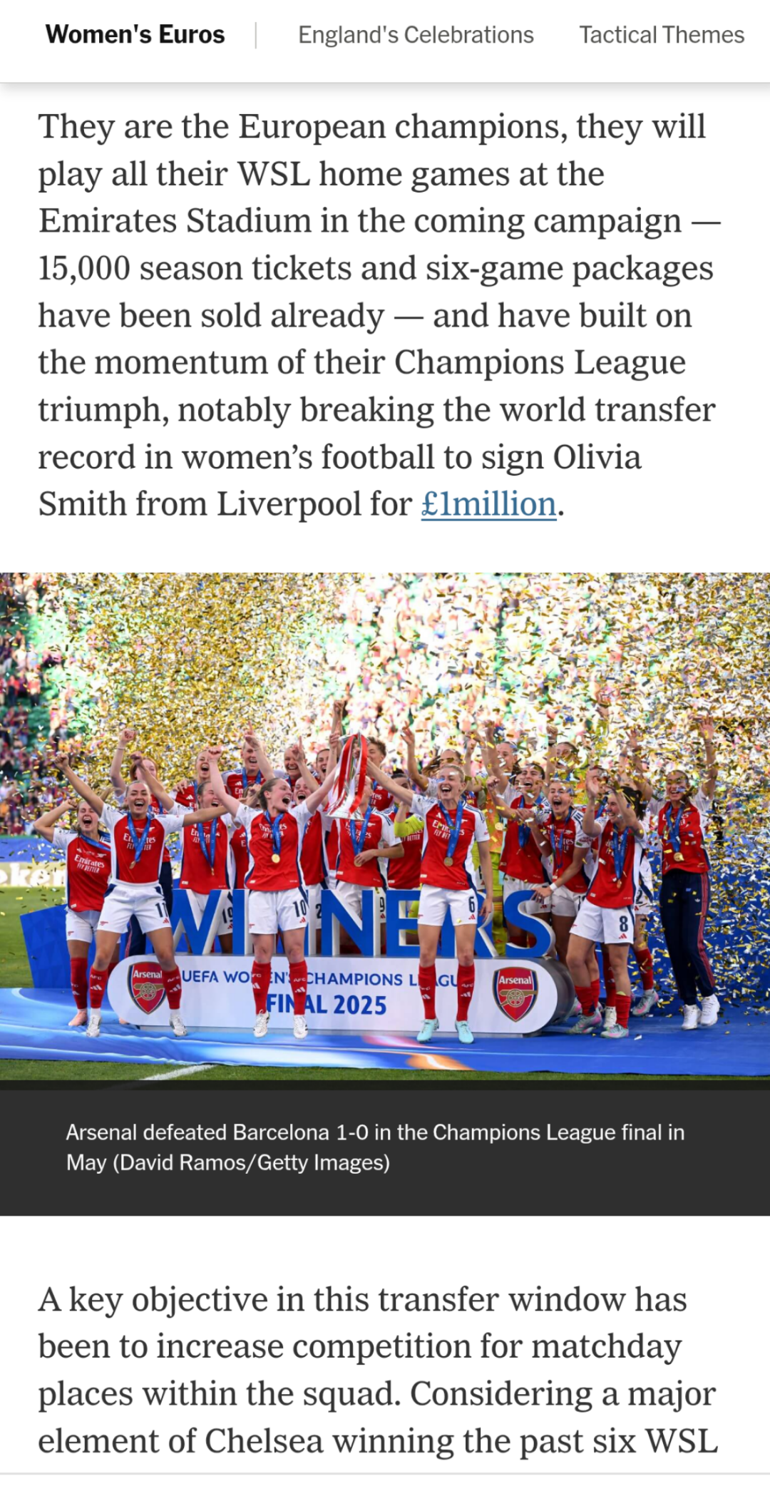 ARSENAL LONDON WOMEN 